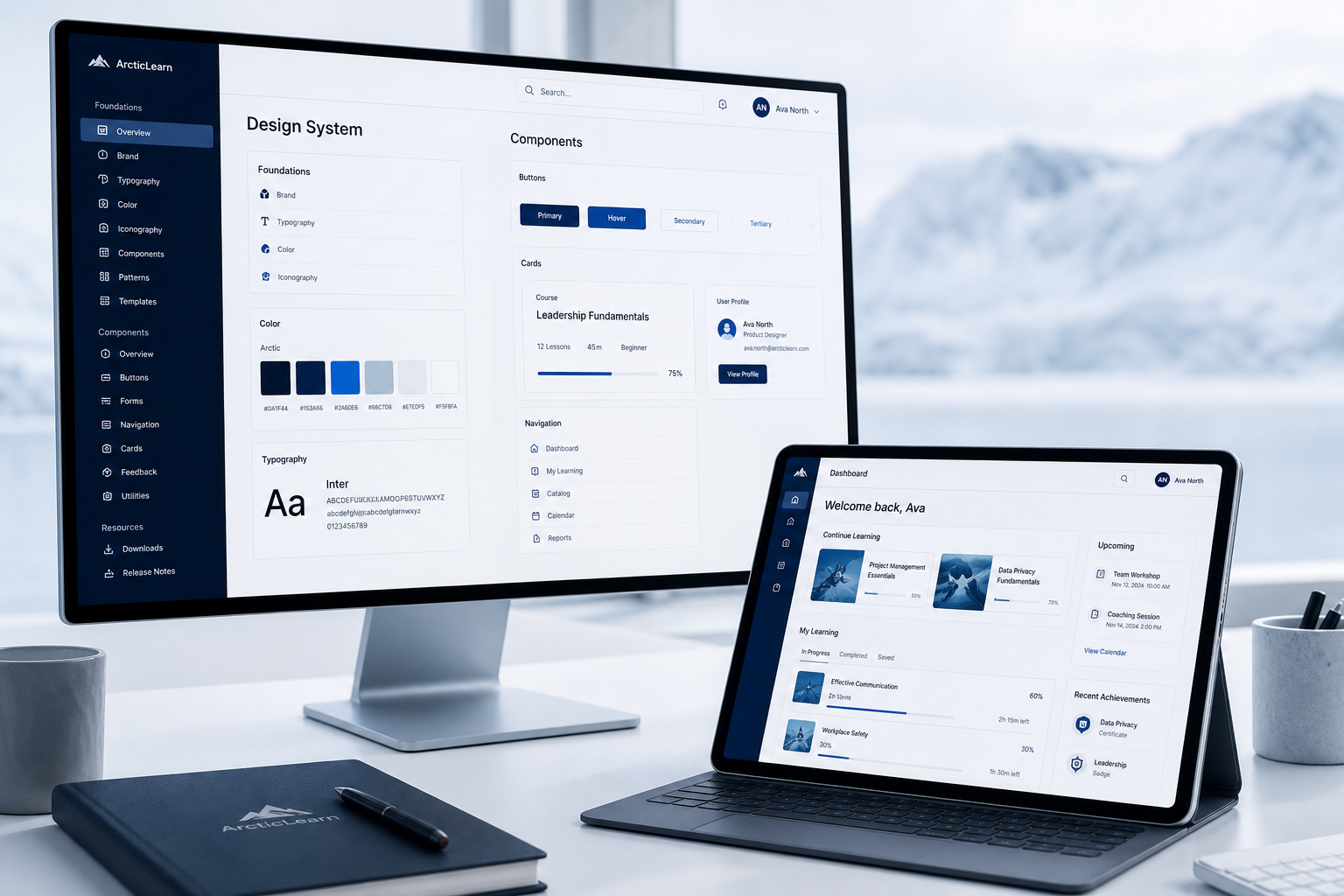 Bovingdon-Gray digital product design system for EdTech startup